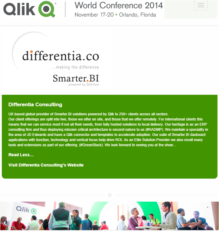 Differentia-Consulting-Attend-Qlik-World-Conference-2014-Orlando-17-20-Nov