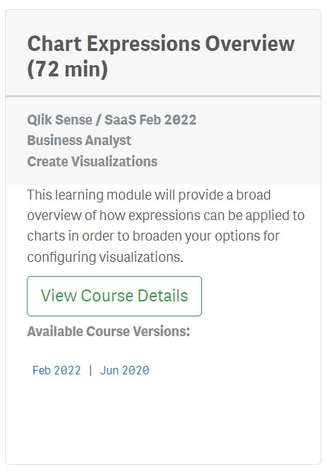 Chart Expressions Overview in Qlik Continuous Classroom