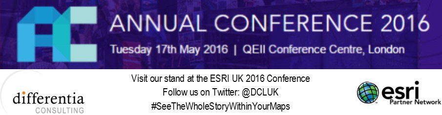 ESRI UK Conference 2016 Banner