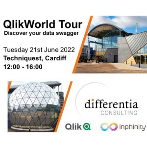 QlikWorld Tour 2022 Cardiff Techniquest - Differentia Consulting