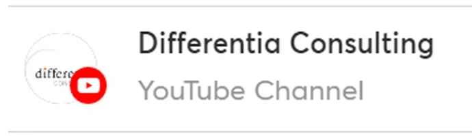 Differentia Consulting YouTube link