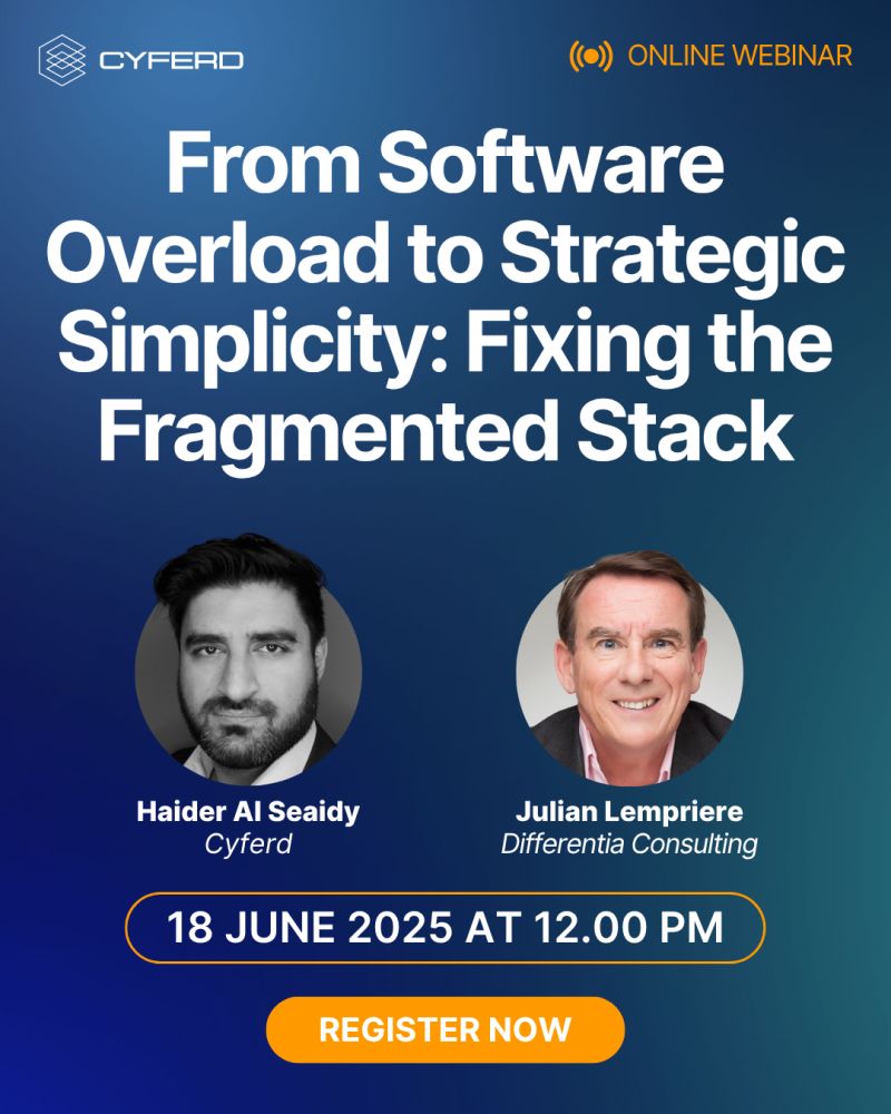 Fixing the Fragmented Stack with Cyferd. Webinar 18th June 2025